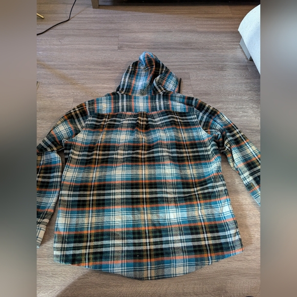Eddie Bauer Button Up Plaid Shirt L - Picture 4 of 5